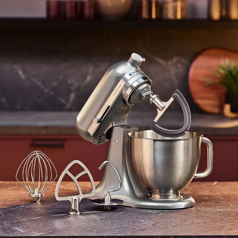 Кухонная машина KitchenAid Artisan Plus 4,7 л Silver (5KSM50PKVEMS)