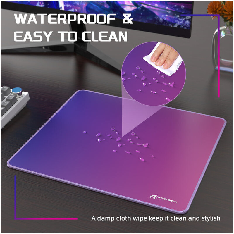 Ігрова поверхня Attack Shark CM03 eSport Gaming Mousepad Purple Blue Gradient (CM03VBG_AS)