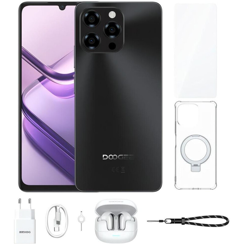 Смартфон Doogee Note 58 VIP Edition 6/128GB Black (6942654911360)