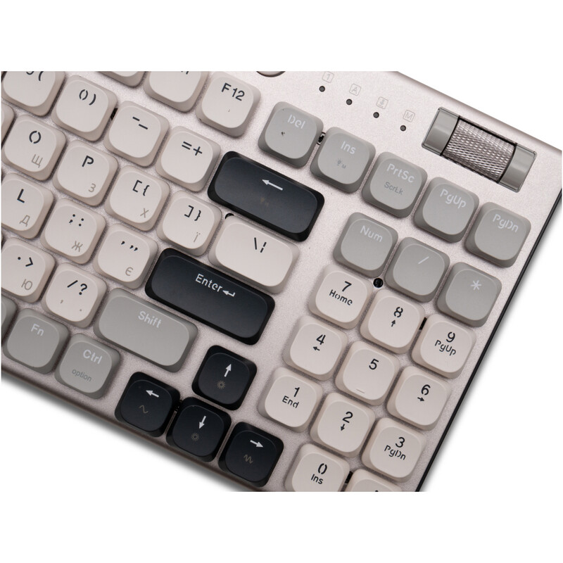 Клавиатура беспроводная Thunderobot K96 Tri-mode Red Switch UA Grey (6932066308230)