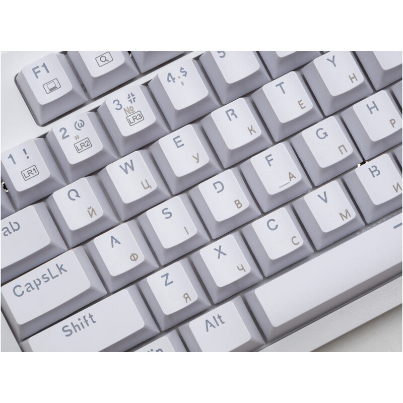 Клавiатура Thunderobot K104 Red Switch USB UA White (6932066308162)