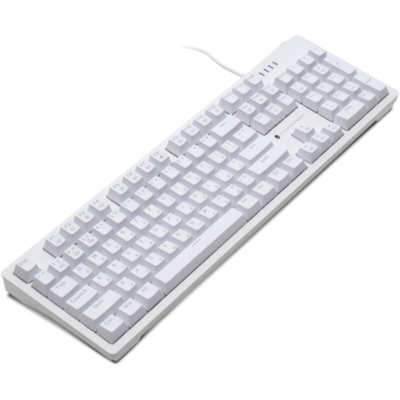 Клавiатура Thunderobot K104 Red Switch USB UA White (6932066308162)