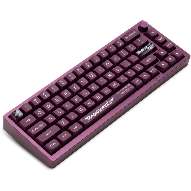 Клавиатура Thunderobot VIC68 Gateron Magnetic Jade Switch USB UA Purple (6932066317201)