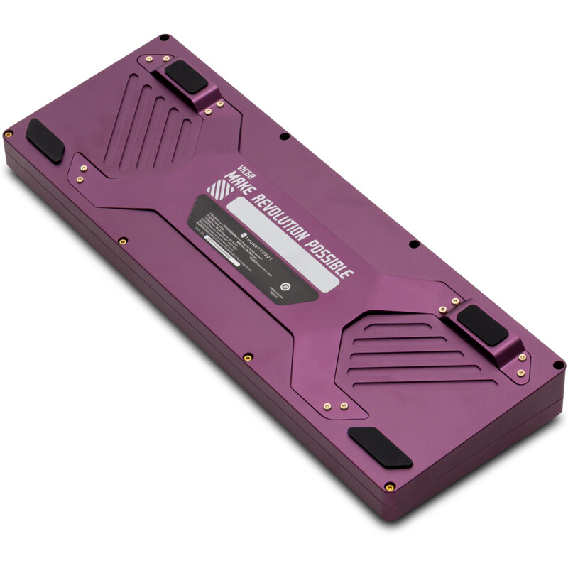 Клавиатура Thunderobot VIC68 Gateron Magnetic Jade Switch USB UA Purple (6932066317201)