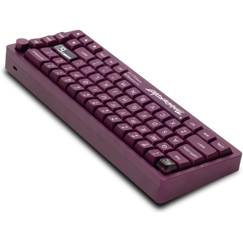 Клавиатура Thunderobot VIC68 Gateron Magnetic Jade Switch USB UA Purple (6932066317201)