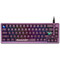Фото - Клавиатура Thunderobot VIC68 Gateron Magnetic Jade Switch USB UA Purple (6932066317201) | click.ua