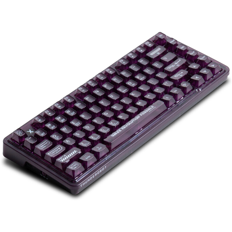 Клавиатура беспроводная K75 TKL RGB Tri-mode Violet Mist Moon Switch Purple (6932066305550)