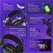 Фото - Bluetooth-гарнітура Proove Gaming Cosmo (APP) White/Purple (WHCS00020017) | click.ua