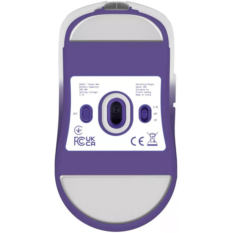 Миша бездротова Proove Gaming Taipan Max White/Purple (WMTPM0022017)