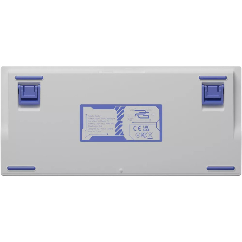 Клавіатура бездротова Proove Gaming Raster (Ukraine Layout) White/Purple (WKRS00022417)