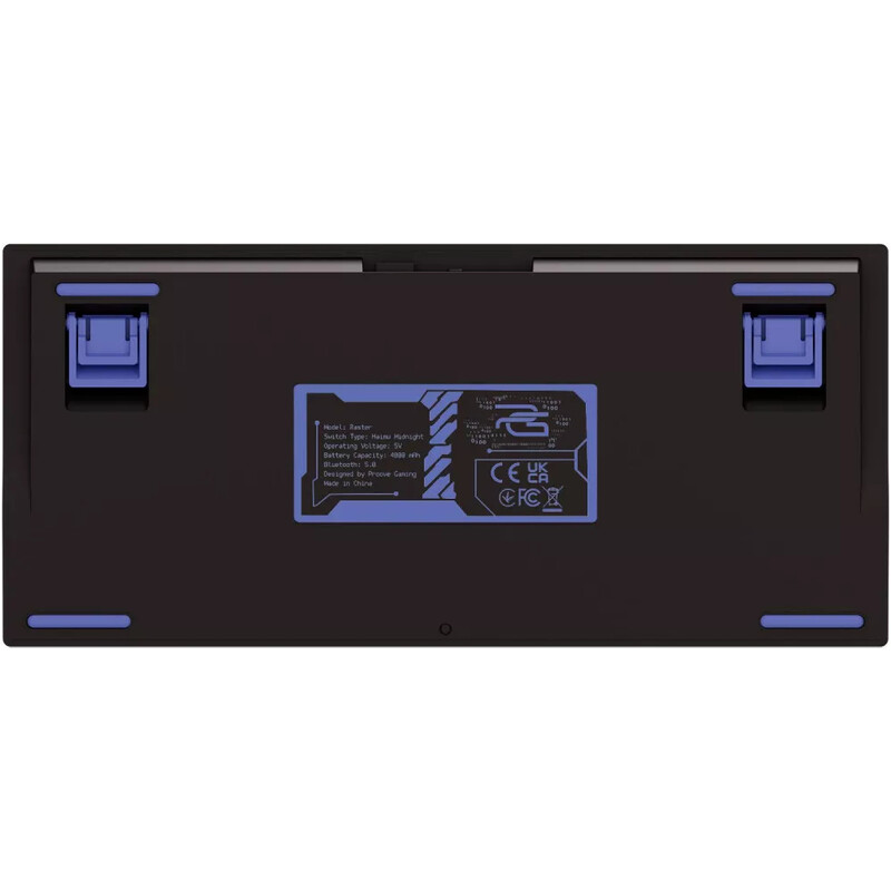 Клавиатура беспроводная Proove Gaming Raster (Ukraine Layout) Black/Purple (WKRS00022416)