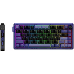 Клавиатура беспроводная Proove Gaming T-Racer (Ukraine Layout) Purple/Black (WKTR00022414)