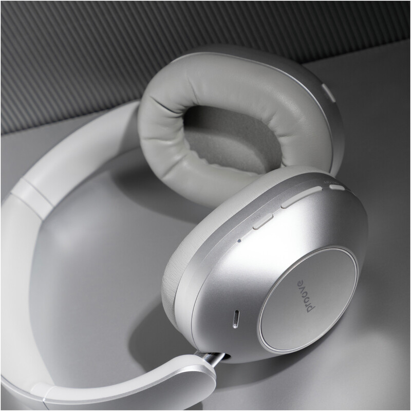 Bluetooth-гарнитура Proove Silence 3D with ANC Light Grey (HPSL3D010003)