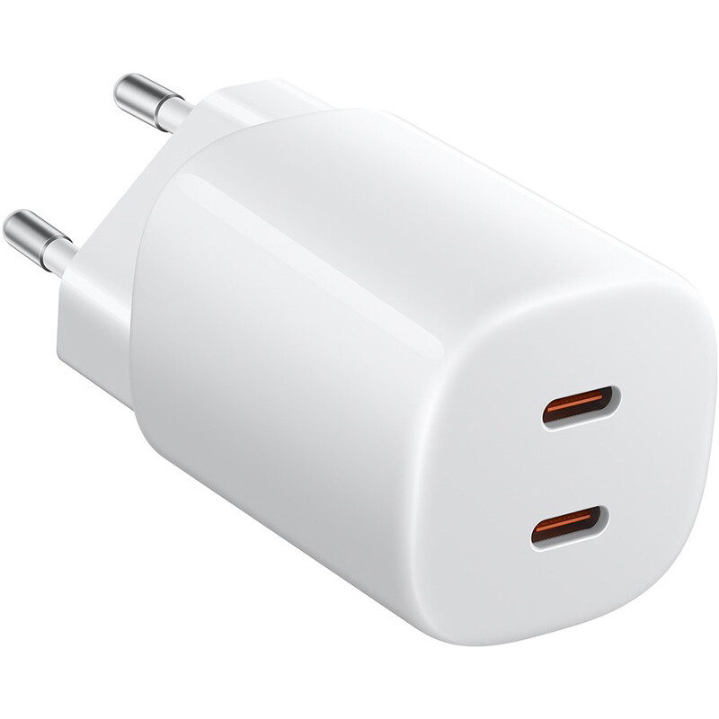 Зарядний пристрій Xiaomi 45W Nano Turbo 2хUSB Type-C White (BHR087OEU)