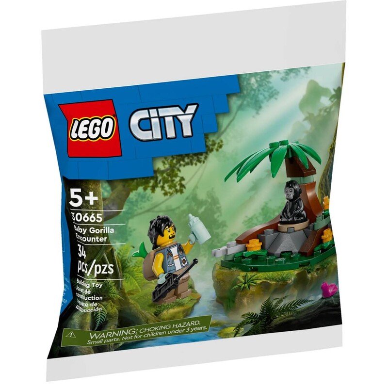 Конструктор LEGO City Зустріч із малям горили (30665)