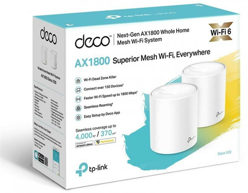 WiFi Mesh-система TP-Link Deco X20(2-pack)
