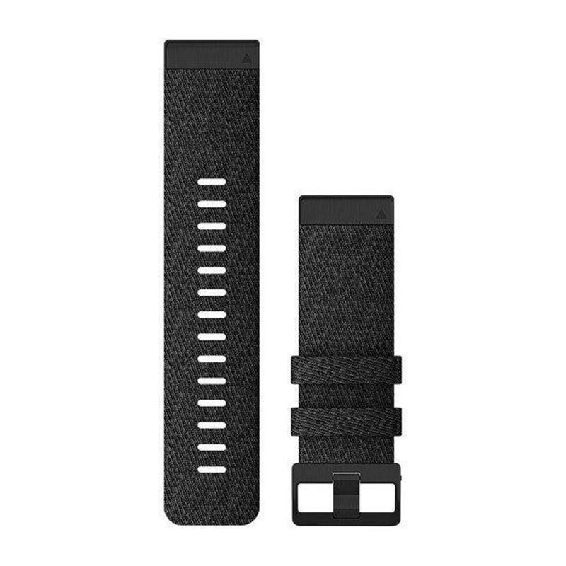 Ремешок Garmin QuickFit 26mm для Garmin Fenix 6X Heathered Black Nylon (010-12864-07)