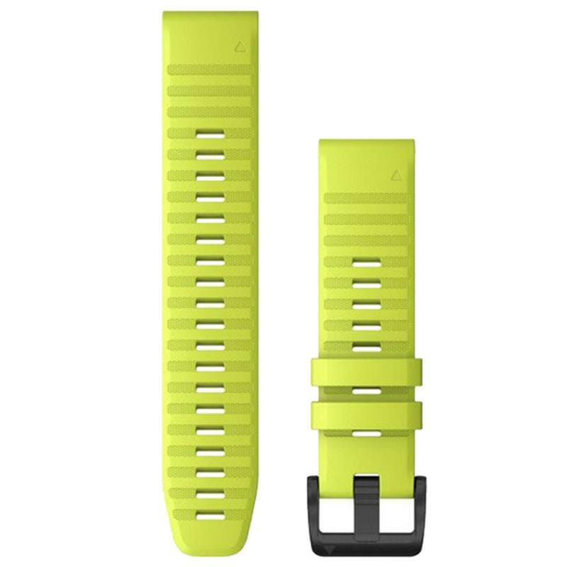 Ремінець Garmin QuickFit 22mm для Garmin Fenix 6 Amp Yellow Silicone (010-12863-04)