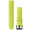 Фото - Ремінець Garmin QuickFit 22mm для Garmin Fenix 6 Amp Yellow Silicone (010-12863-04) | click.ua