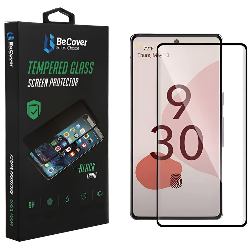 Защитное стекло BeCover для Google Pixel 6 Black (707138)