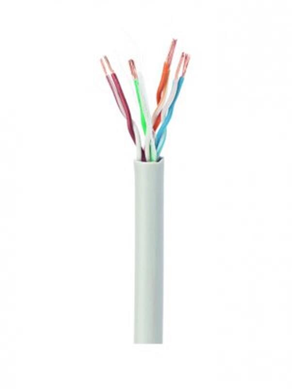 Кабель витая пара Cablexpert (UPC-5004E-L/100) CAT5e, многожильный, алюминий под медью (CCA с AWG24), неэкранированый, 100м