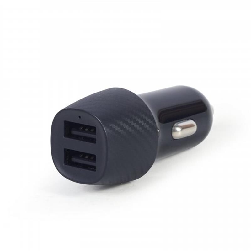 Автомобильное зарядное устройство Gembird (2USB, 4.8A) Black (TA-U2C48A-CAR-01)