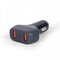 Фото - Автомобильний зарядний пристрій Gembird (2USB, 3A) QC3.0 Black (TA-U2QC3-CAR-01) | click.ua