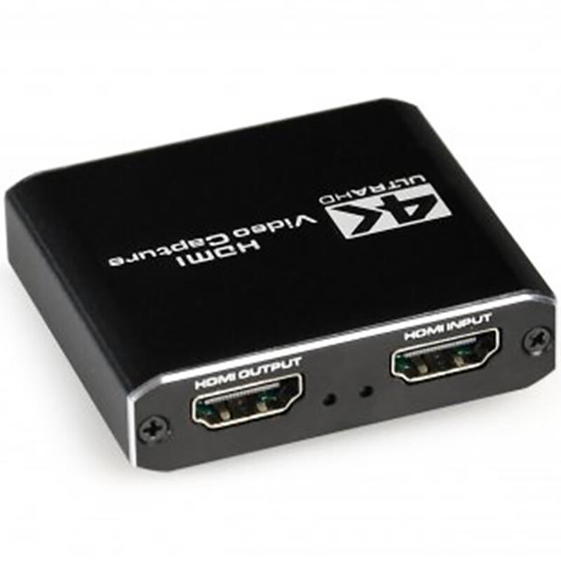 Адаптер Cablexpert HDMI - HDMI+USB+3.5 мм (F/F), Black (UHG-4K2-01)