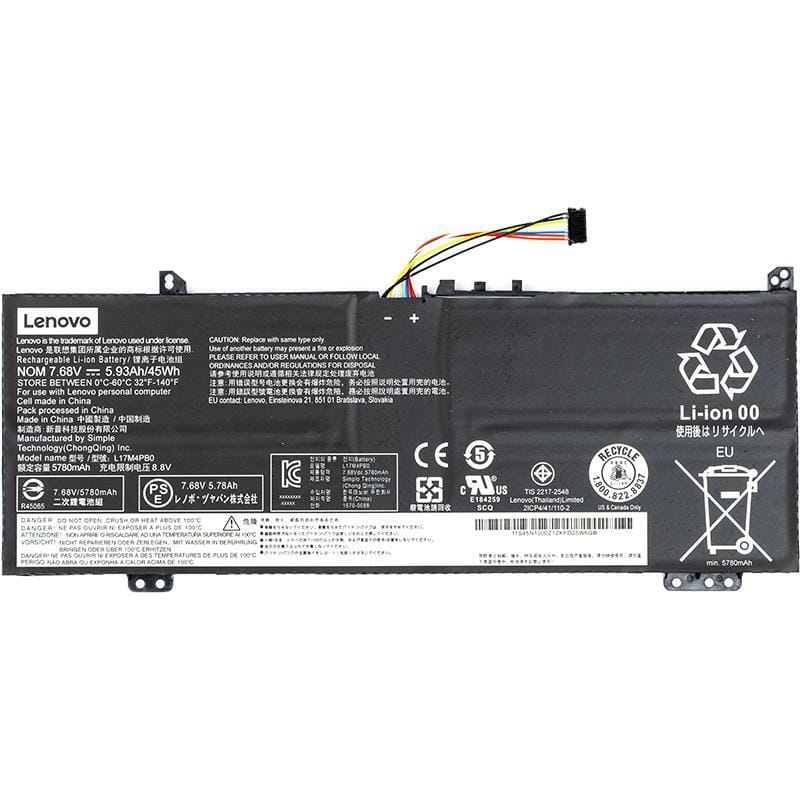 АКБ PowerPlant для ноутбука Lenovo IdeaPad 530S-14ARR (L17C4PB0) 7.68V 5730mAh (NB480999)