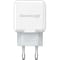 Фото - Мережевий зарядний пристрій Grand-X (1xUSB 2.1A) White (CH-03W) | click.ua