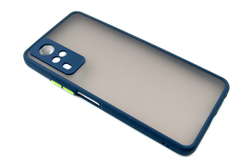 Чeхол-накладка Dengos Matt для Vivo Y53s Blue (DG-TPU-MATT-92)