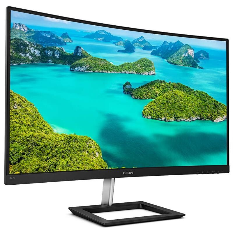 Монитор Philips 32" 322E1C/00 VA Black/Silver Curved