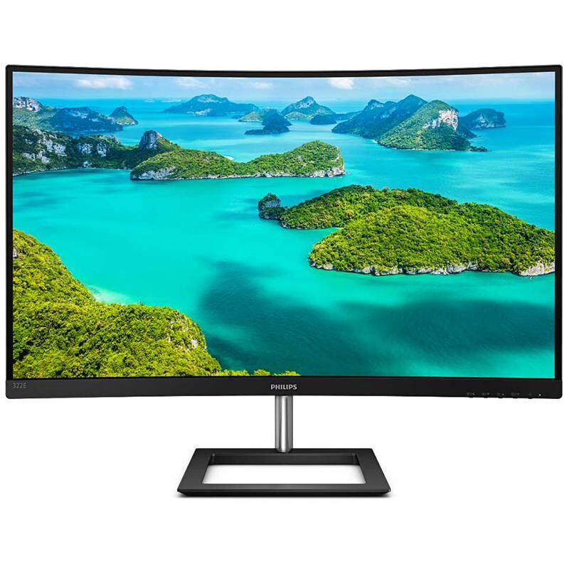 Монитор Philips 32" 322E1C/00 VA Black/Silver Curved