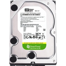 Накопичувач HDD SATA 1.0TB WD AV-GP 64MB (WD10EURX) гар. 12 мiс.