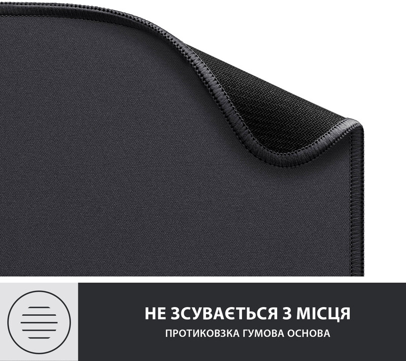 Игровая поверхность Logitech Mouse Pad Studio Graphite (956-000049)