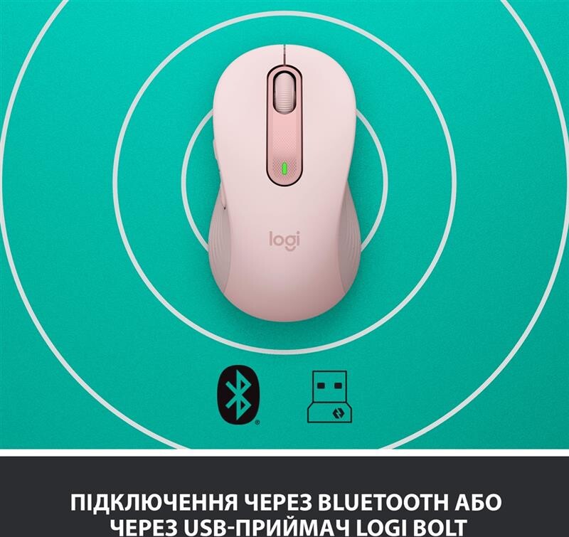 Мышь беспроводная Logitech Signature M650 Rose (910-006254)