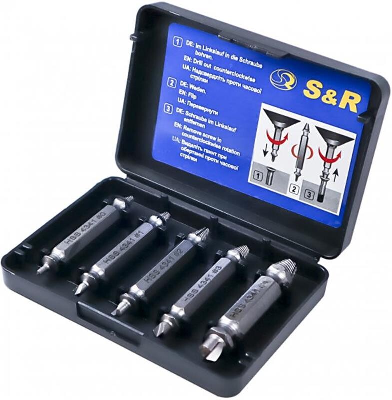 Набор экстракторов S&R Meister (111400005) 5шт