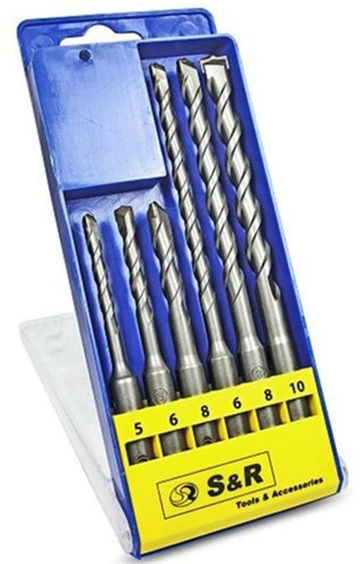 Набор буров S&R SDS-Plus Meister (210241006) 6шт