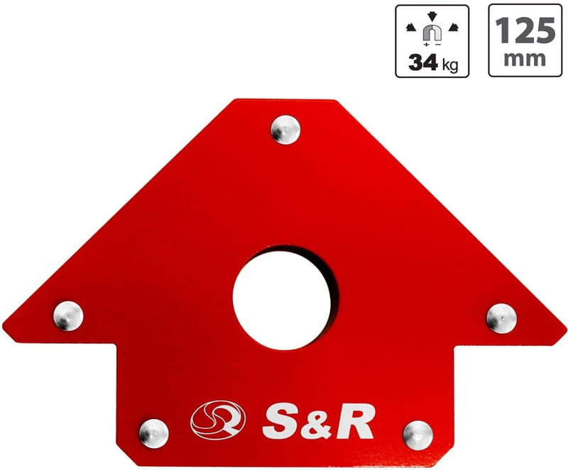Магнитный угольник для сварки S&R до 34 кг 290102125