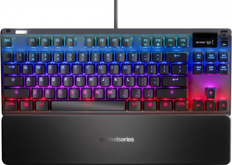 Клавiатура SteelSeries Apex Pro TKL (64734) Black USB