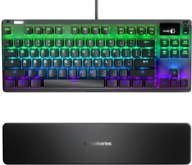 Клавiатура SteelSeries Apex Pro TKL (64734) Black USB