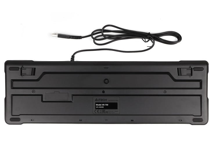 Клавіатура A4Tech KR-750 Ukr Black