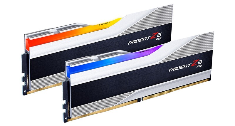 Модуль памяти DDR5 2x16GB/6000 G.Skill Trident Z5 RGB Silver (F5-6000J4040F16GX2-TZ5RS)