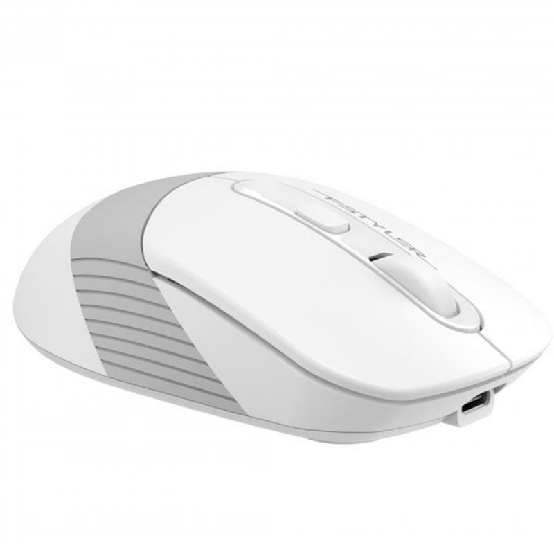 Мышь беспроводная A4Tech FB10C Grayish White