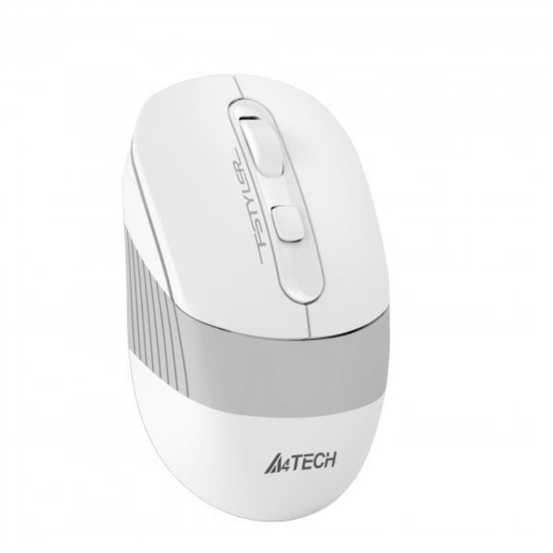 Мышь беспроводная A4Tech FB10C Grayish White