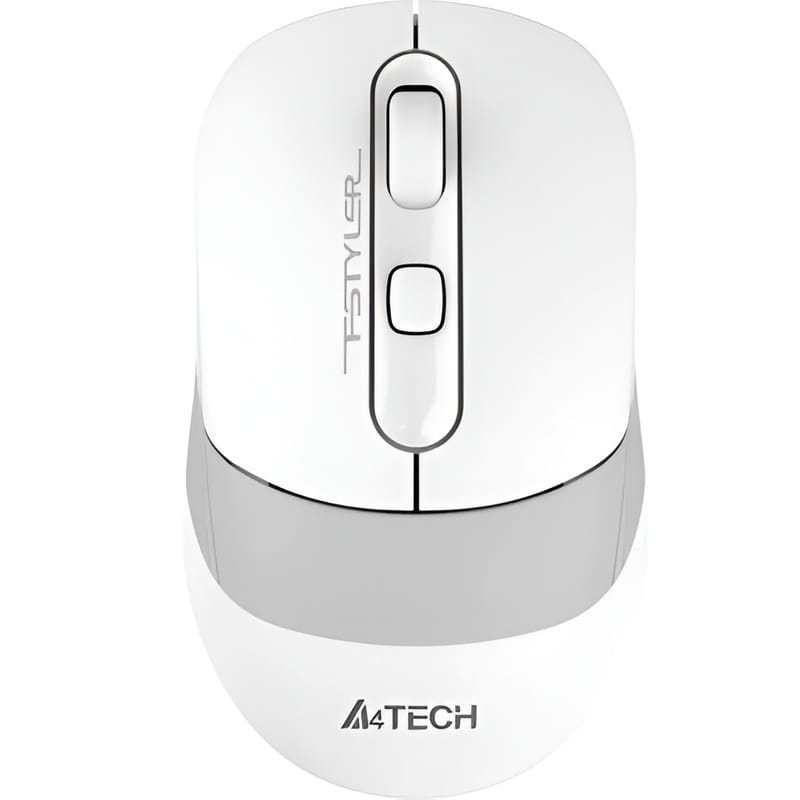 Мышь беспроводная A4Tech FB10C Grayish White