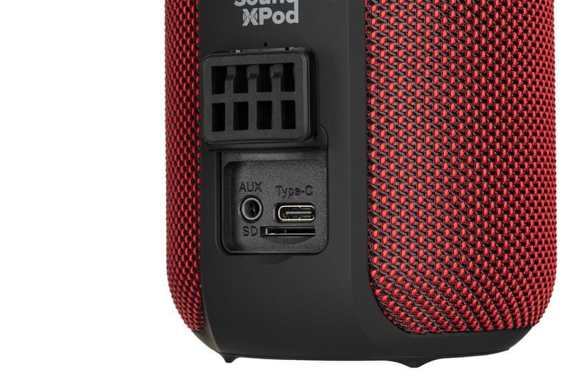 Акустична система 2E SoundXPod TWS MP3 Wireless Waterproof Red (2E-BSSXPWRD)