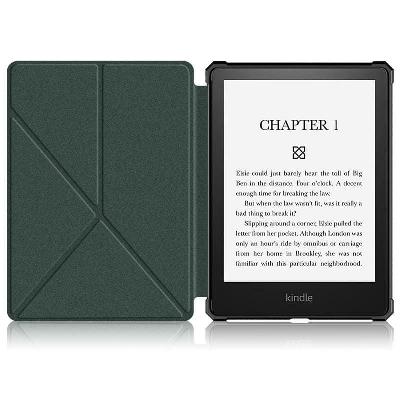 Чехол-книжка BeCover Ultra Slim Origami для Amazon Kindle Paperwhite 11th Gen. 2021 Dark Green (707220)