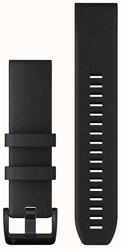 Ремінець Garmin QuickFit 22mm Black with Black Stainless Steel Hardware (010-12901-00)