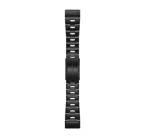 Ремешок Garmin QuickFit 26mm для Garmin Fenix 6X Carbon Gray DLC Titanium Band (010-12864-09)
